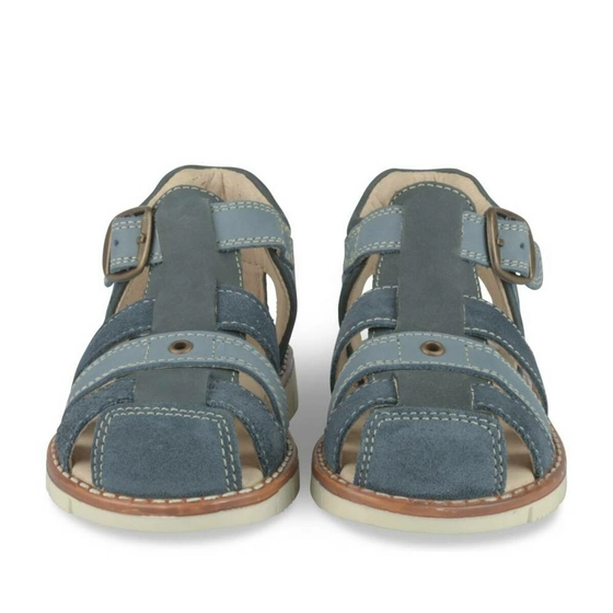 Sandales BLEU CHARLIE & FRIENDS CUIR