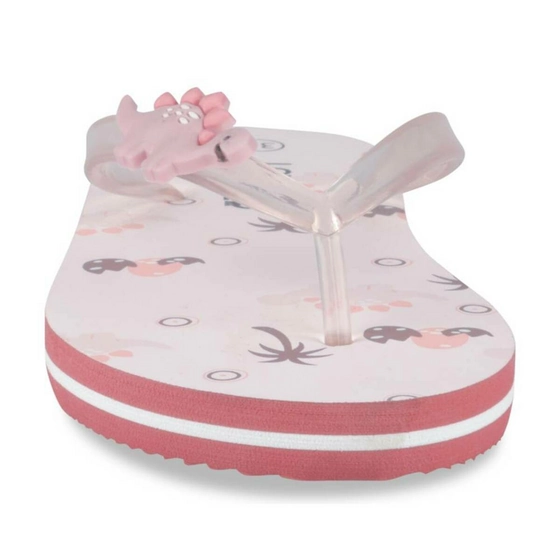 Teenslippers ROZE LOVELY SKULL