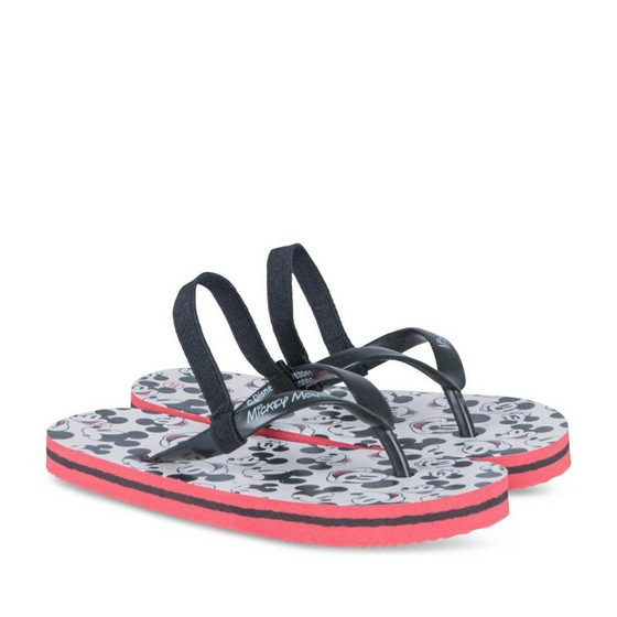 Teenslippers ZWART MICKEY