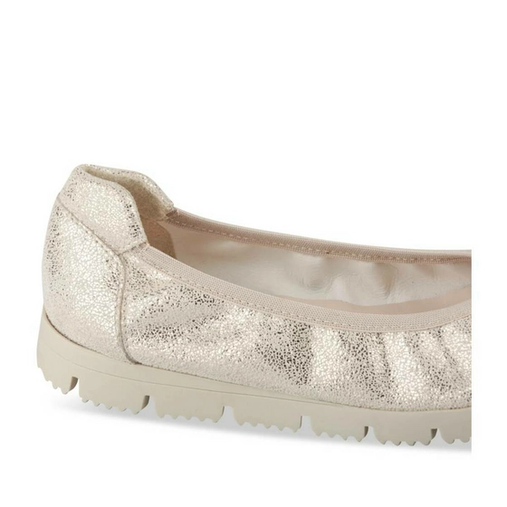 Ballerina's GOUD EVITA LEATHER