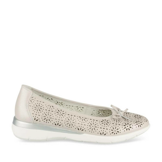 Ballerines GRIS EVITA LEATHER