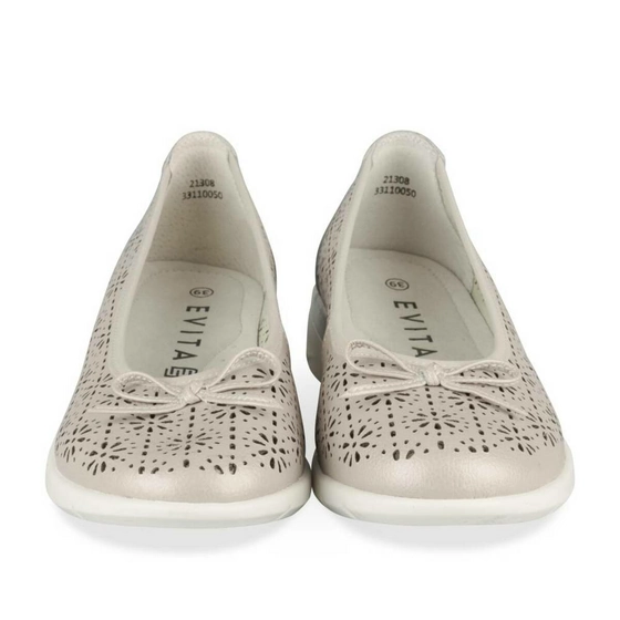 Ballerines GRIS EVITA LEATHER