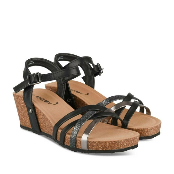 Sandalen ZWART PHILOV