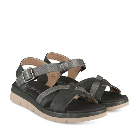 Sandalen ZWART EVITA