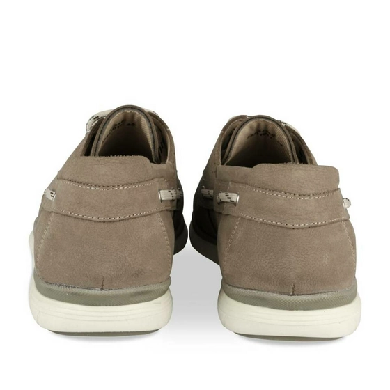 Chaussures bateau TAUPE MEGIS CASUAL