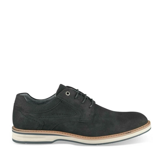 Derbies NOIR DENIM SIDE