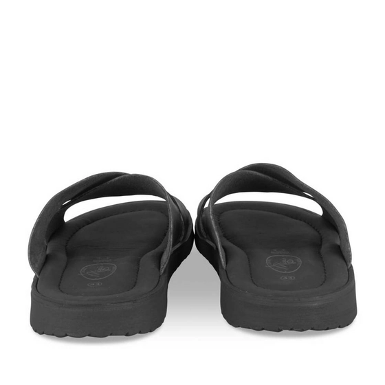 Slippers ZWART MEGIS CASUAL