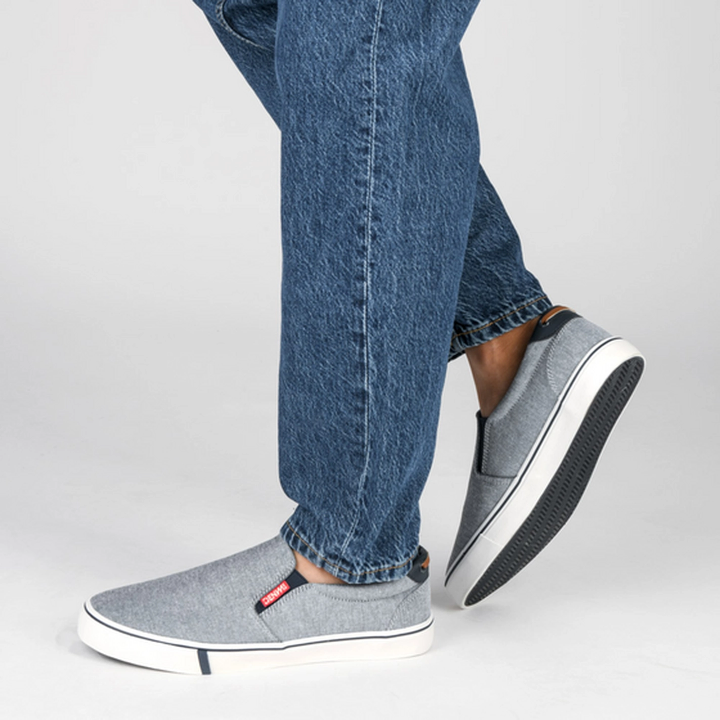 Sneakers GRIJS DENIM SIDE