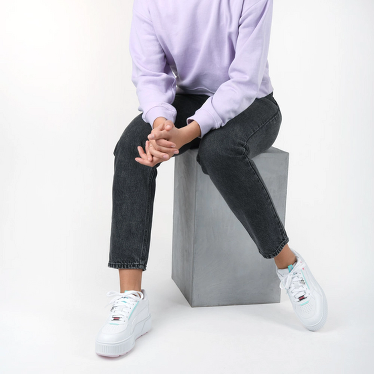 Sneakers Karmen Rebelle Charms WIT PUMA