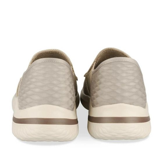 Baskets TAUPE SKECHERS Slips-In Trademark Delson 3.0