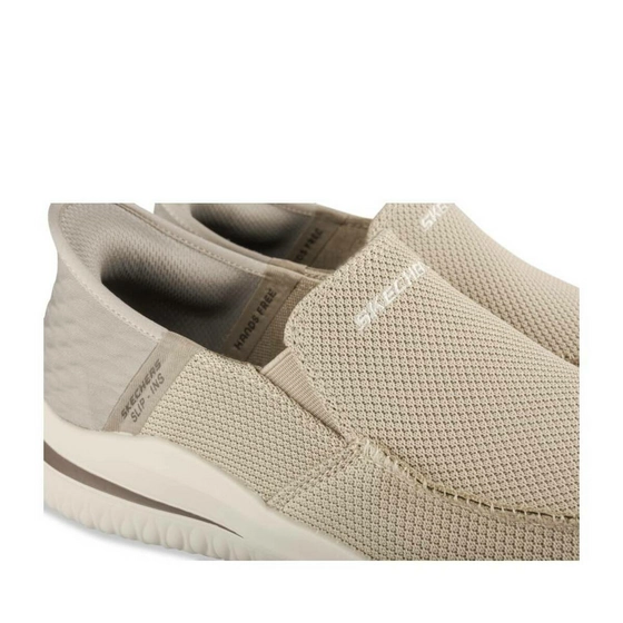 Baskets TAUPE SKECHERS Slips-In Trademark Delson 3.0