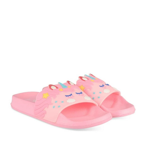 Badslippers ROZE LOVELY SKULL