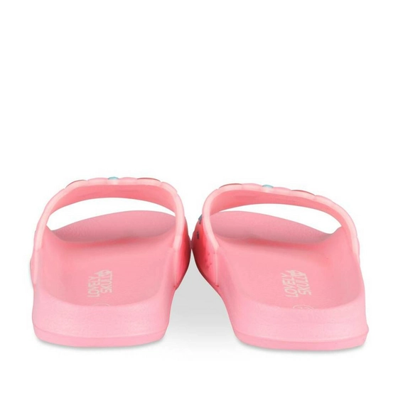 Badslippers ROZE LOVELY SKULL