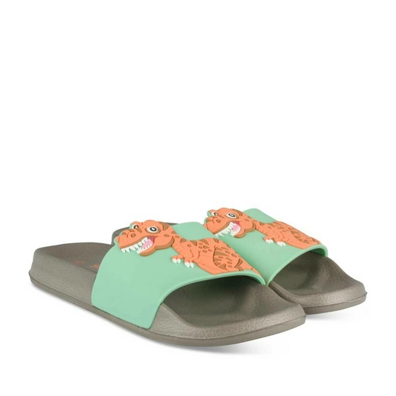 Badslippers GROEN TAMS