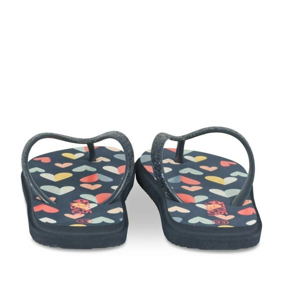 Teenslippers NAVY LOVELY SKULL