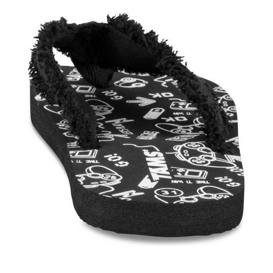 Teenslippers ZWART TAMS