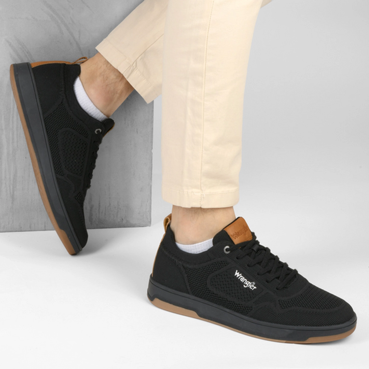 Sneakers ZWART WRANGLER