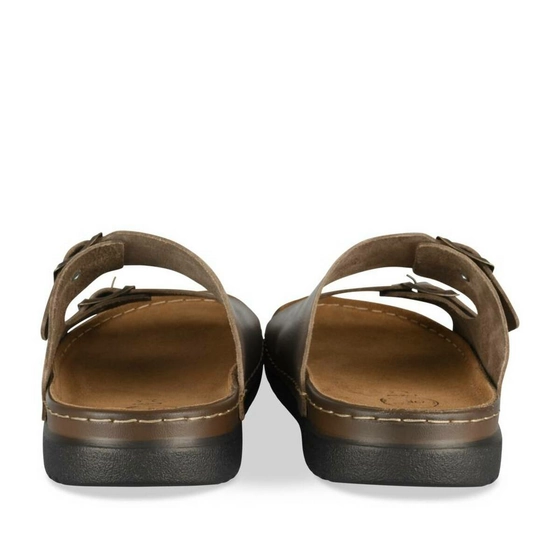 Slippers KASTANJEBRUIN MEGIS CASUAL