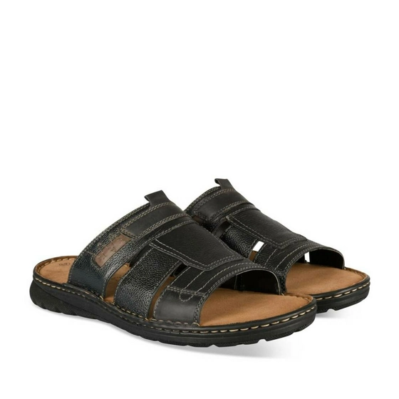 Slippers ZWART MEGIS CASUAL