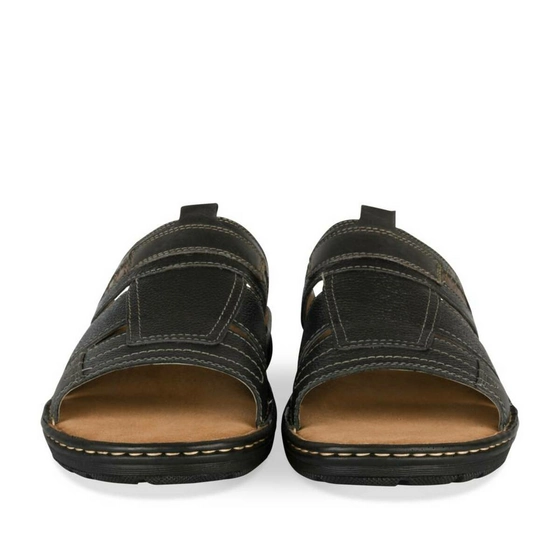 Slippers ZWART MEGIS CASUAL