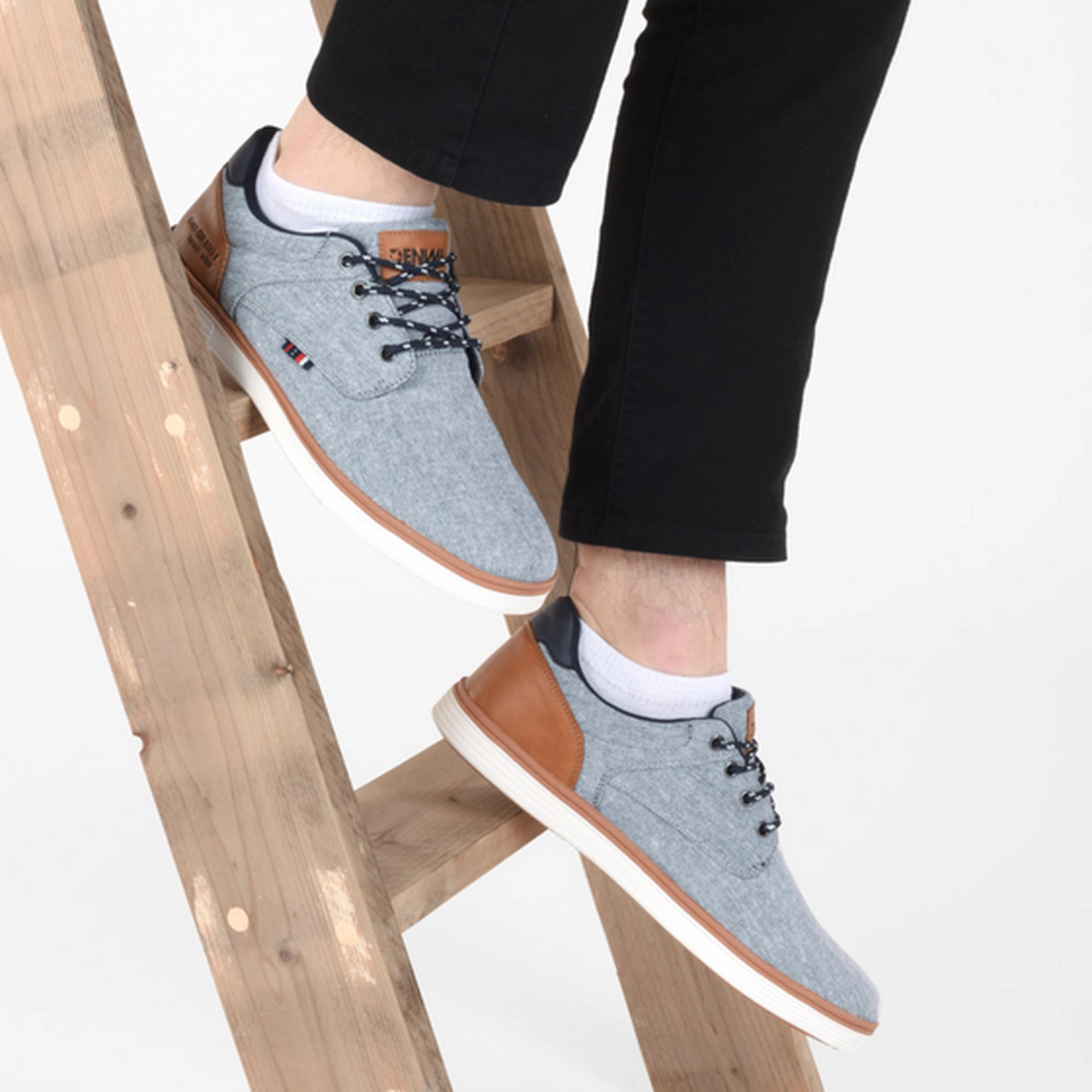 Baskets BLEU DENIM SIDE