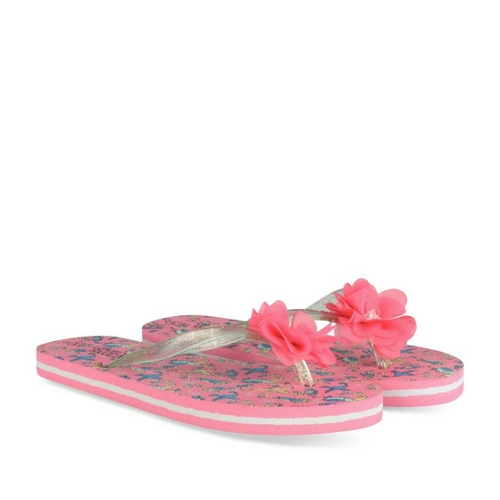 Teenslippers FUCHSIA LOVELY SKULL