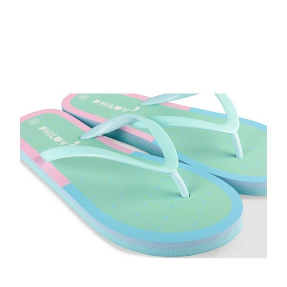 Teenslippers BLAUW PHILOV