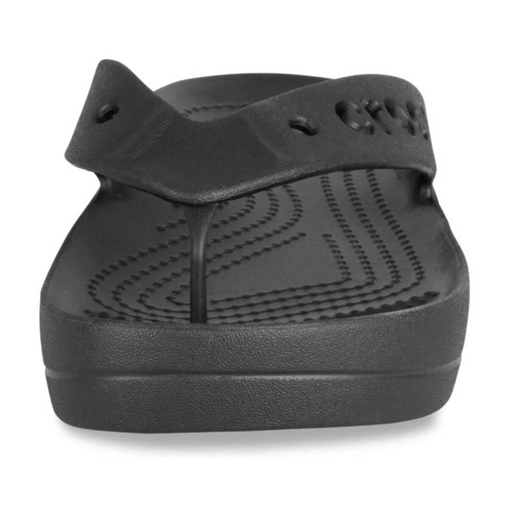 Teenslippers ZWART CROCS Baya Plateform Flip