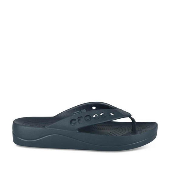 Teenslippers NAVY CROCS Baya Plateform Flip