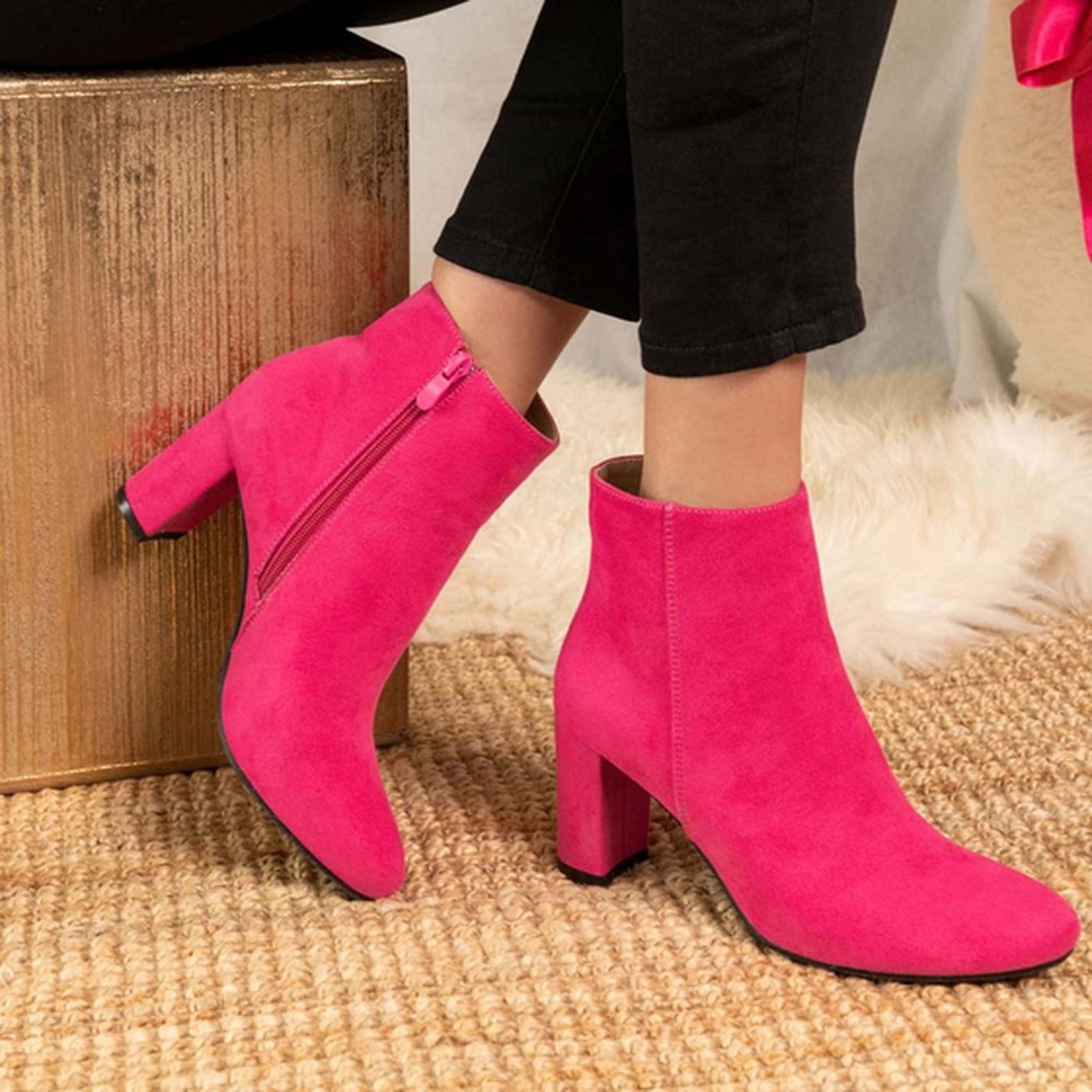 Bottines FUSCHIA SINEQUANONE