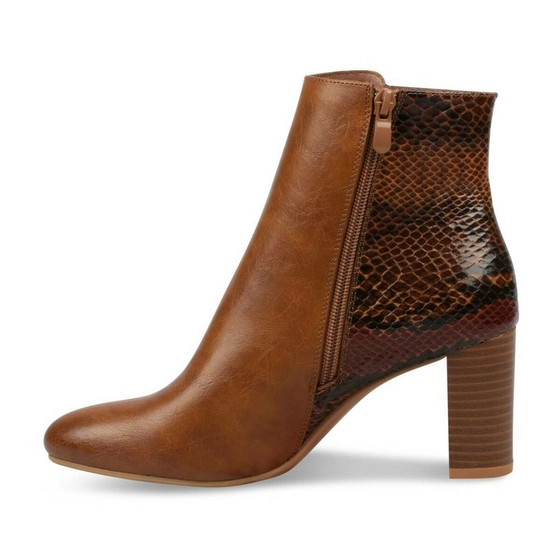 Bottines COGNAC SINEQUANONE