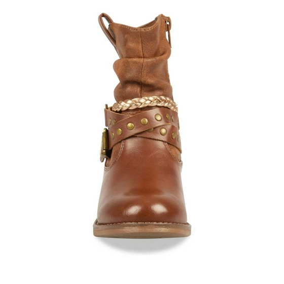 Bottines MARRON LOVELY SKULL