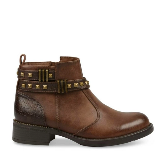 Bottines MARRON LOVELY SKULL