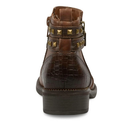 Bottines MARRON LOVELY SKULL