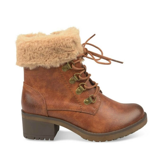 Bottines MARRON LOVELY SKULL