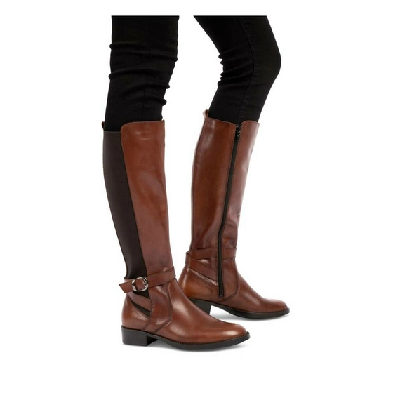 Bottes COGNAC MEGIS ELEGANT