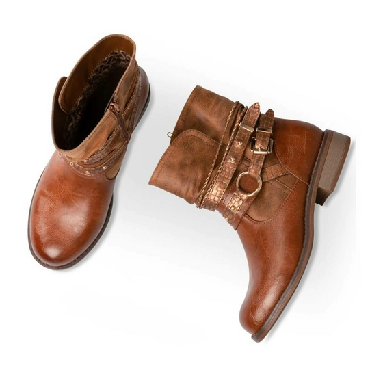 Bottines COGNAC MERRY SCOTT