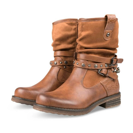 Bottines COGNAC MERRY SCOTT