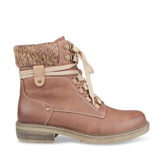 Bottines COGNAC RELIFE