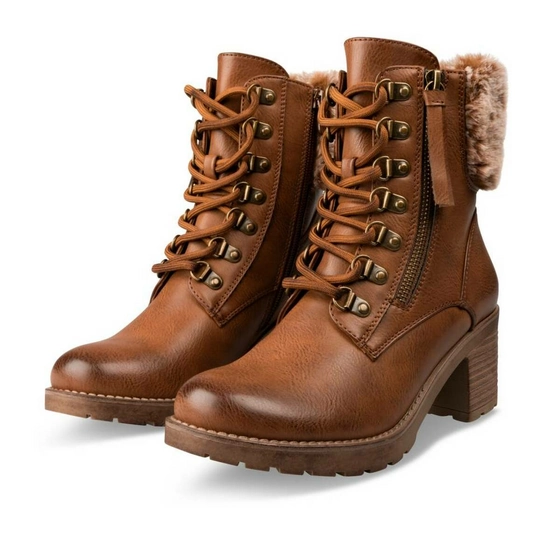 Bottines COGNAC ANGELA THOMPSON