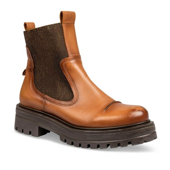 Bottines COGNAC SINEQUANONE