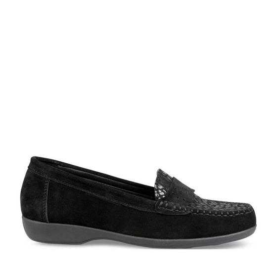 Mocassins NOIR NEOSOFT FEMME CUIR