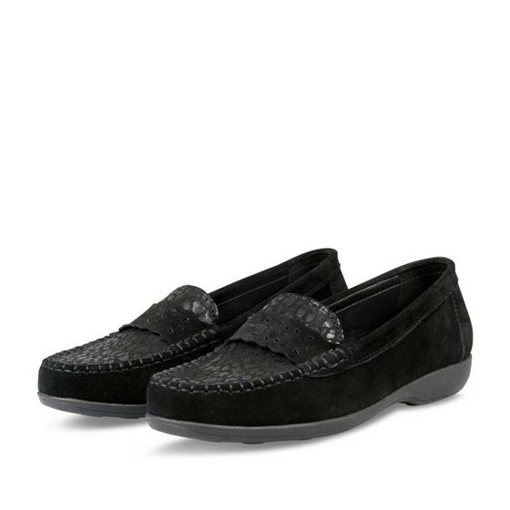 Mocassins NOIR NEOSOFT FEMME CUIR