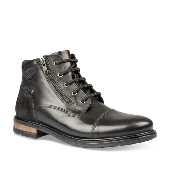 Bottines NOIR DENIM SIDE CUIR