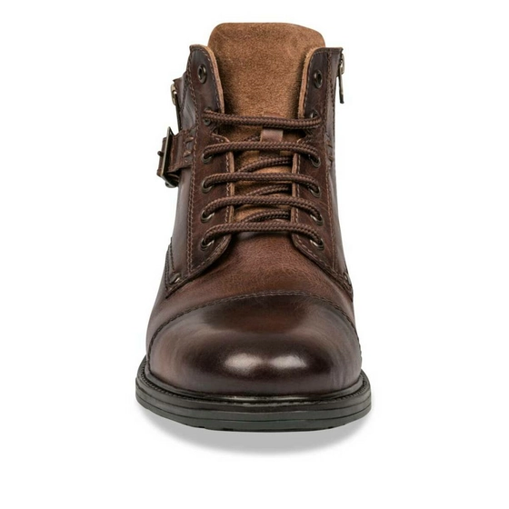 Bottines COGNAC DENIM SIDE CUIR