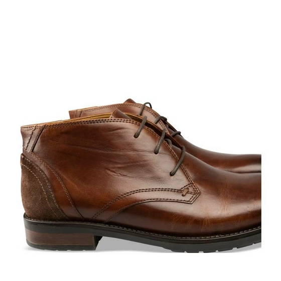 Bottines COGNAC B-BLAKE CUIR