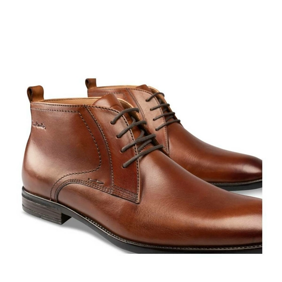 Bottines COGNAC PIERRE CARDIN