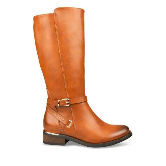 Bottes COGNAC LOVELY SKULL