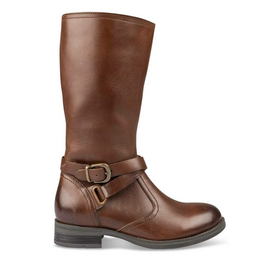 Bottes MARRON LOVELY SKULL CUIR