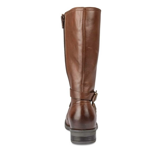 Bottes MARRON LOVELY SKULL CUIR